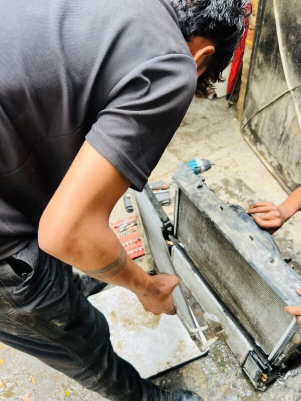 AC Condenser Cleaning