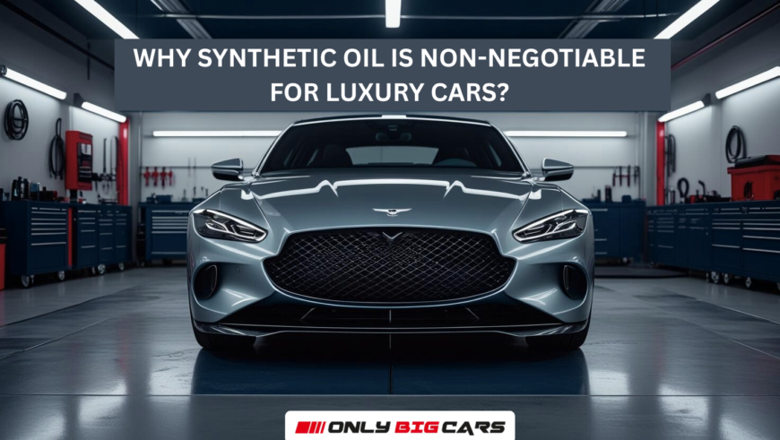 Synthetic oil for luxury car